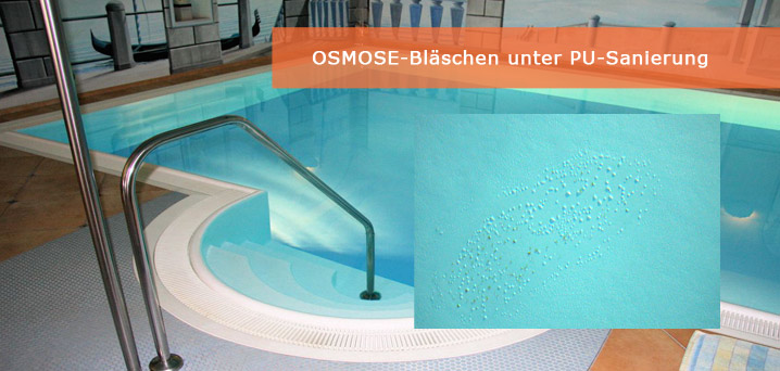 Sanierung von GFK Schwimmbecken