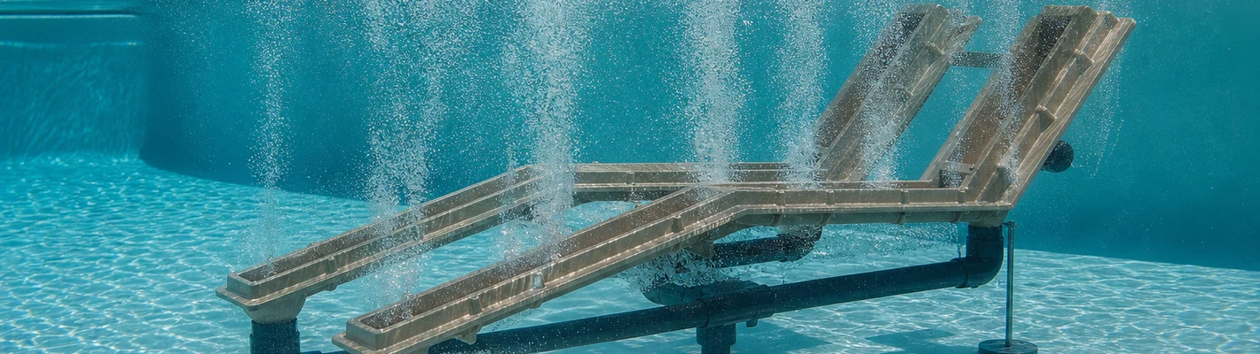 Luftsprudelliegen für den Pool