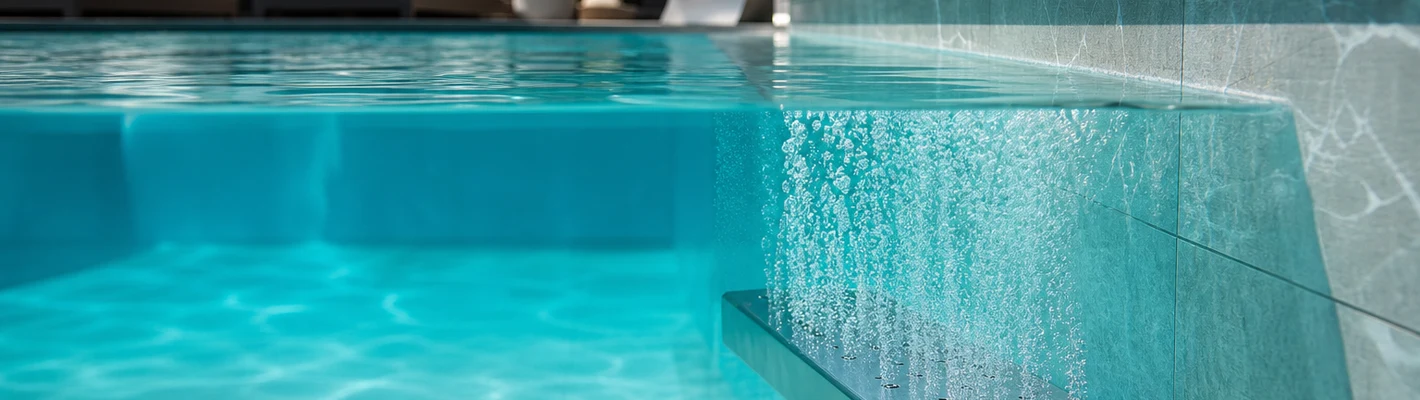 Luftsprudelsitze für den Pool