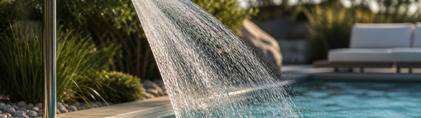 Schwallduschen für den Pool