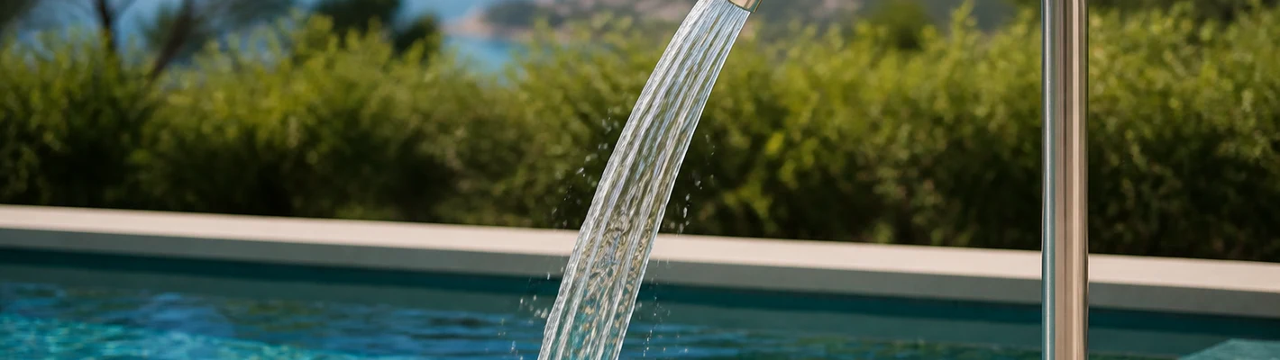 Wasserfälle für den Pool
