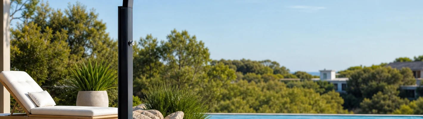 Solarduschen für den Pool