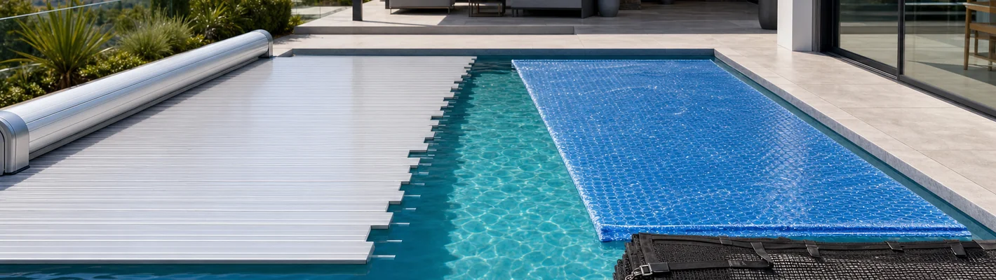 Schwimmbadabdeckung im Überblick: Rollladen, Solarfolie und Sicherheitsabdeckung im Vergleich