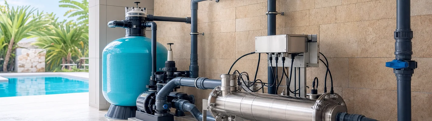 UV-C-Desinfektion für klares, keimfreies Poolwasser