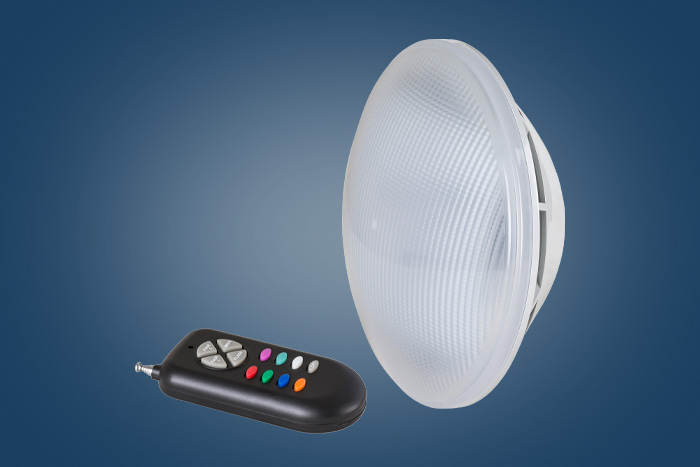 Pool mit LED-Beleuchtung