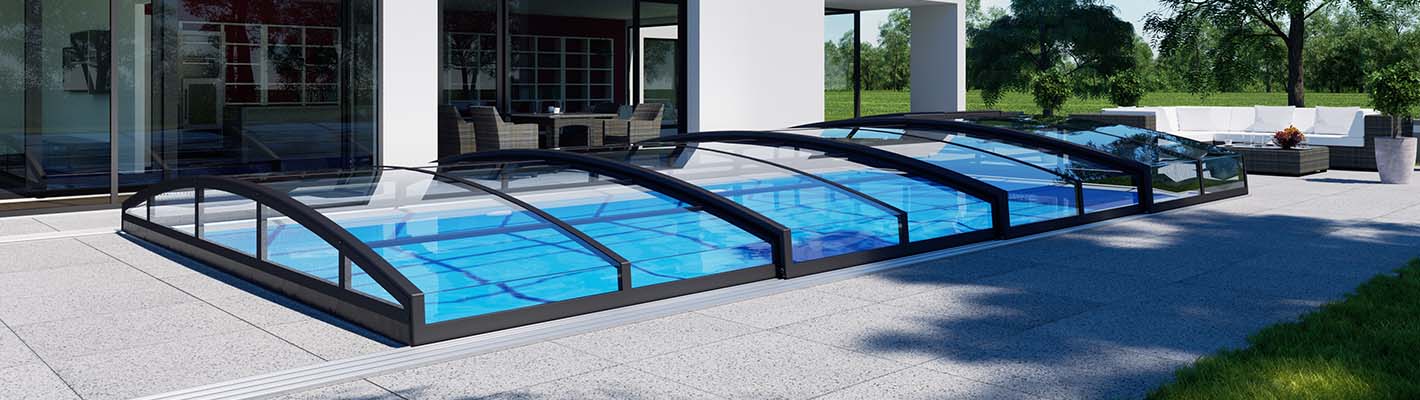 Albixon Poolüberdachung für Schwimmbad & Pool