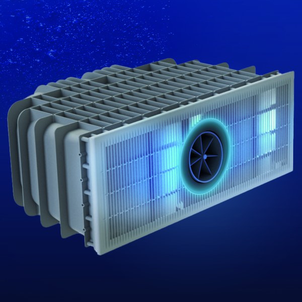 BINDER Poly-Schacht: Einbauschacht aus Polypropylen mit Abdeckgitter und Turbine