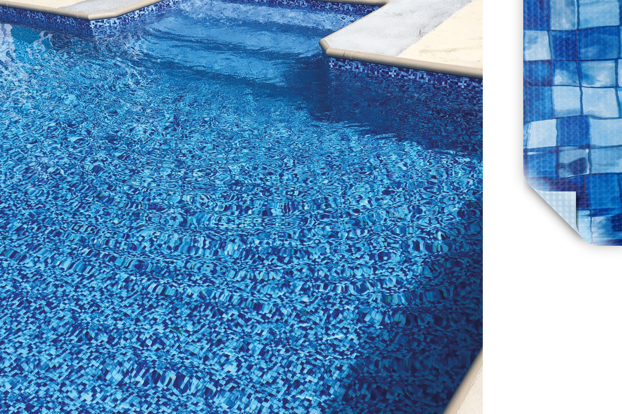 Primefol 3K Dekor Schwimmbadfolie Mosaic Aqua Disco