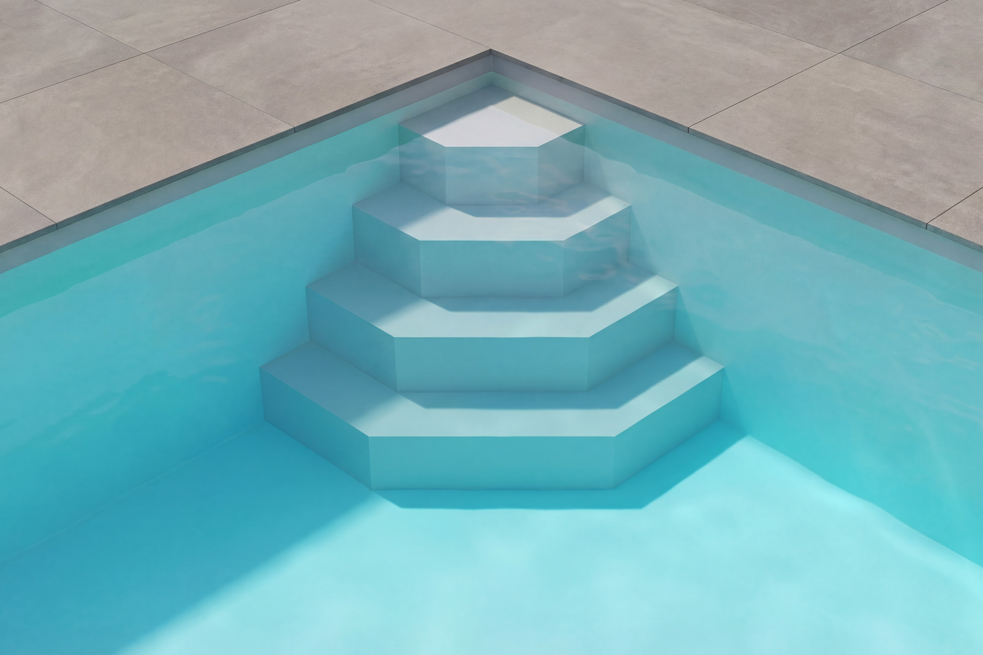 Poolistep Pooltreppe für Styroporpools
