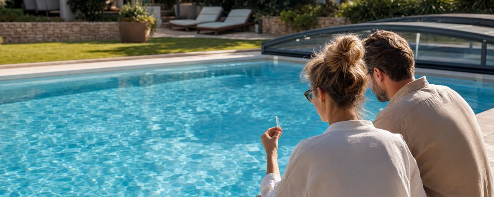 Was tun bei zu viel Chlor im Pool?