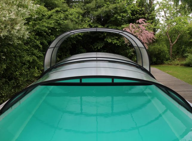 Schwimmbadüberdachung Aluna® Duo Schwimmbadüberdachung Aluna® Duo
