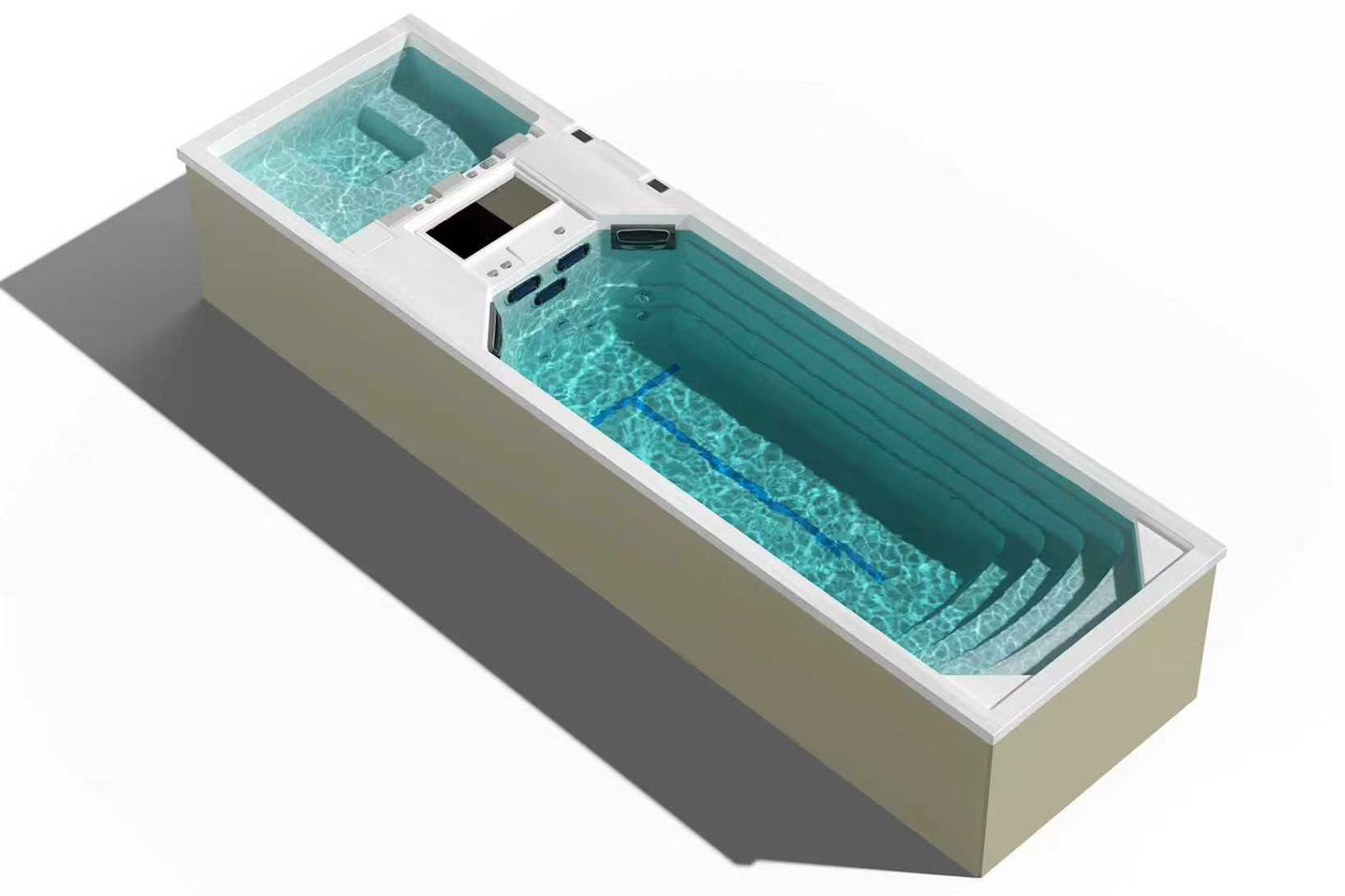Swim Spa mit Whirlpool – Timeless Spa Timax SLS 8420 INGROUND