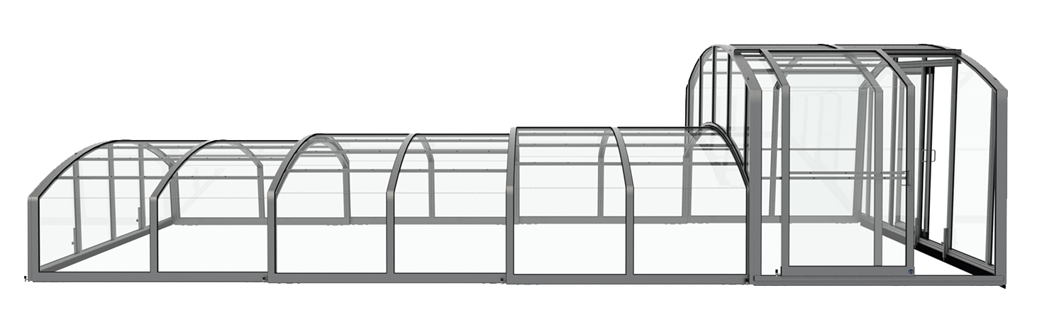 Schwimmbadüberdachung Aluna® Duo III Schwimmbadüberdachung Aluna® Duo III