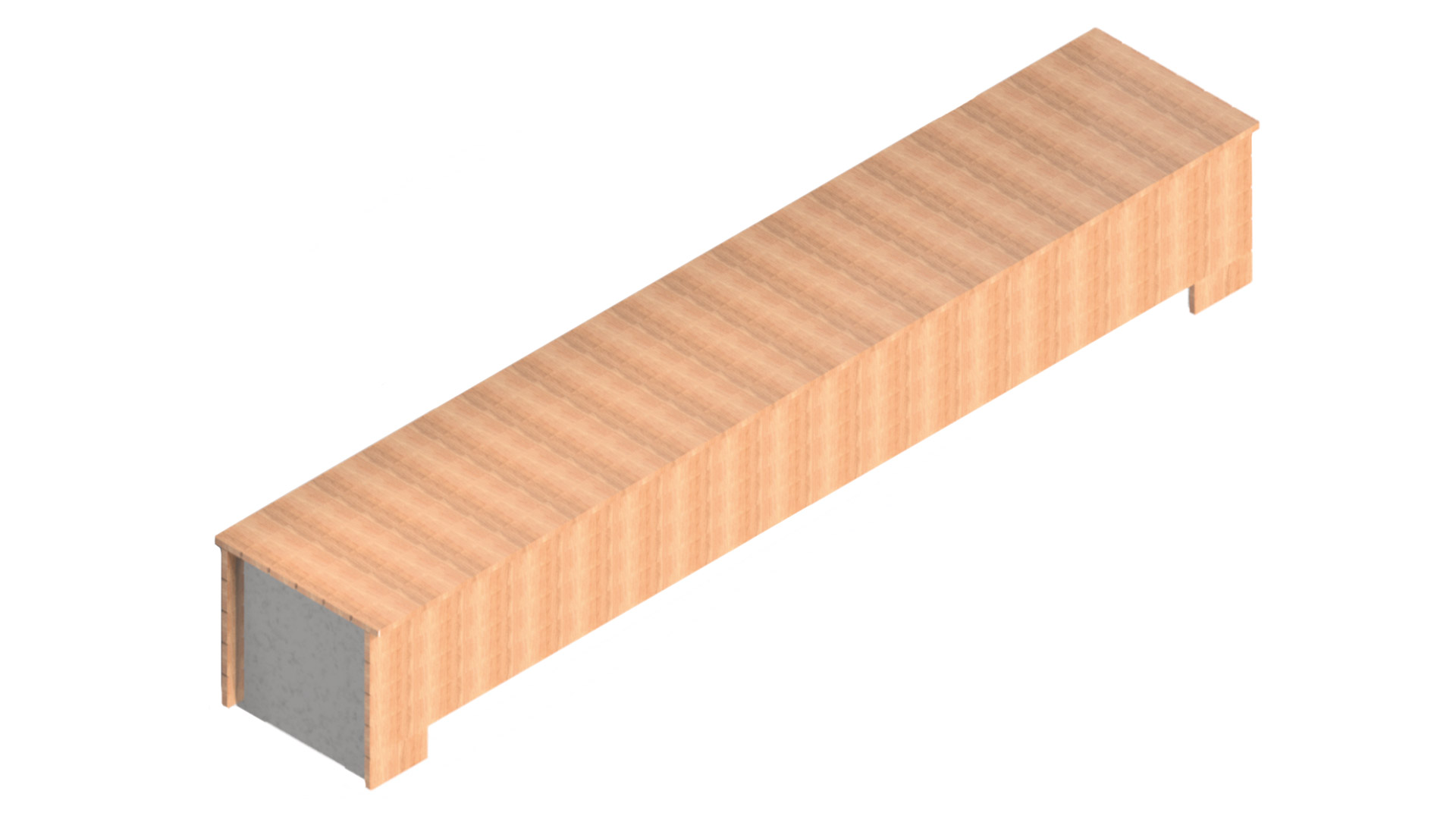 7202R12011 Waterbeck Rahmenkonstruktion mit Holzverkleidung