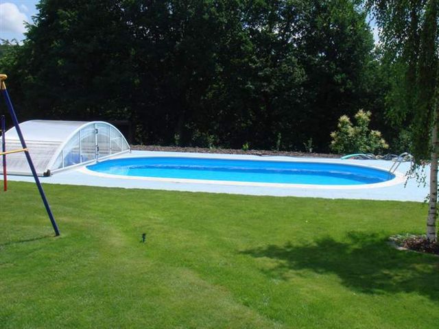 Überdachung Pool