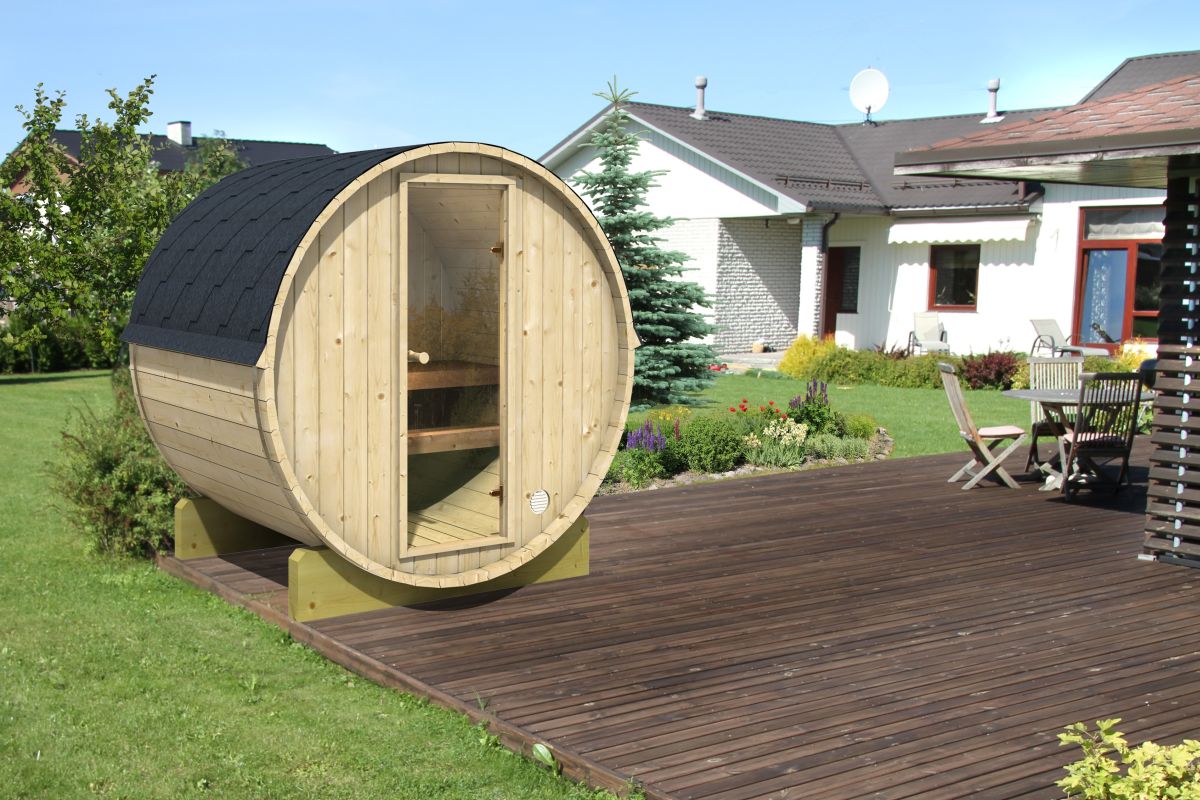Saunafass_160_0 Fass-Sauna 525, 200 x 160 cm