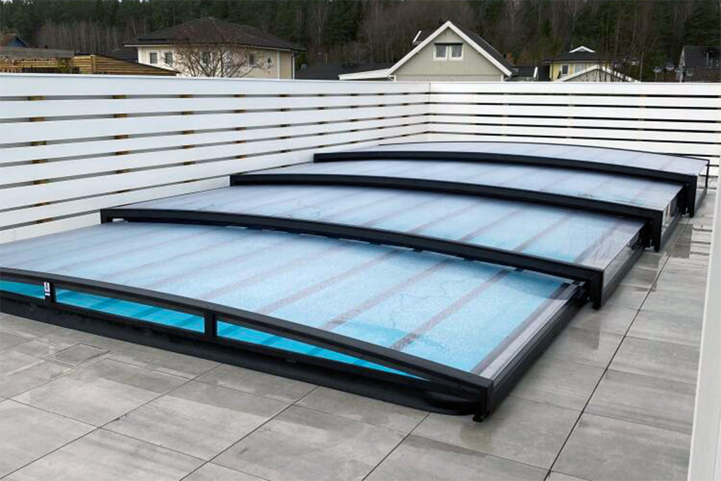 Flache Poolhalle Aluna® Exclusive Line R1 Flache Poolhalle Aluna® Exclusive Line R1