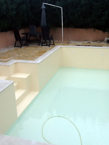 Schwimmbad Dusche