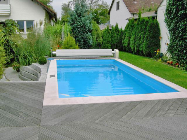 Schwimmbeckenabdeckung Rollladen