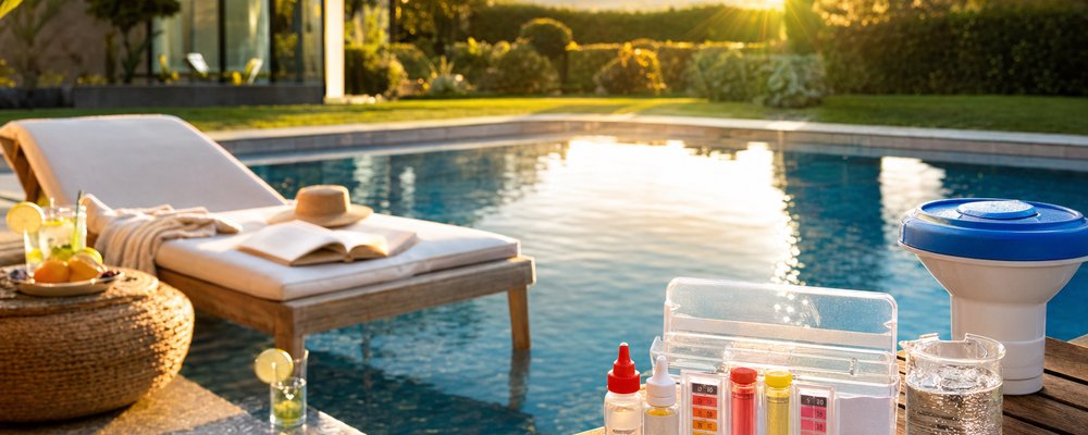 Wie kann ich mein Poolwasser auf kristallklarem Niveau halten?