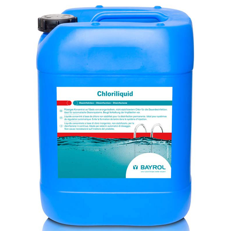 Bayrol_Chloriliquid_25kg Chloriliquide - Flüssiges Konzentrat auf Basis von anorganischem Chlor