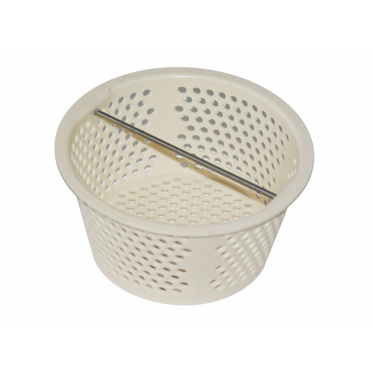 Behncke Kunststoff Siebkorb für Skimmer mit gelochtem Boden und Metallbügel