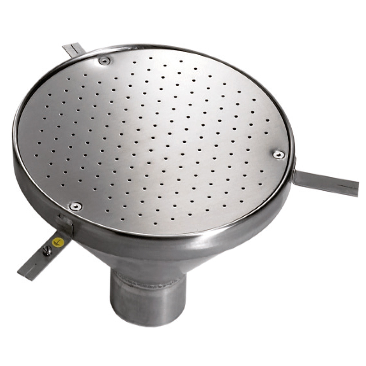 Edelstahl Massageeinsatz für Beckenboden mit gelochter Platte