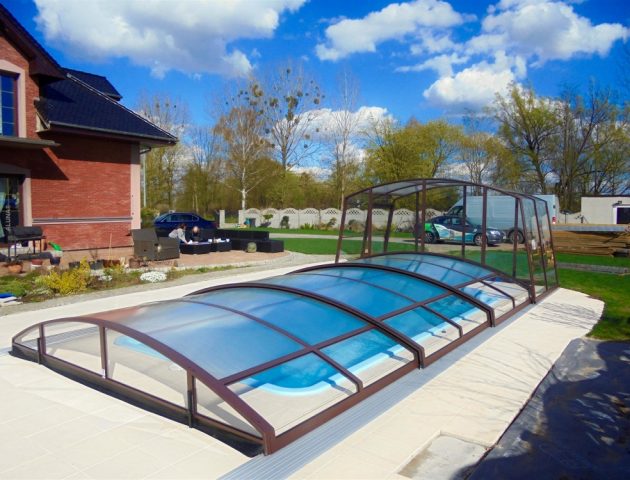Schwimmbadüberdachung Aluna® Duo III Schwimmbadüberdachung Aluna® Duo III