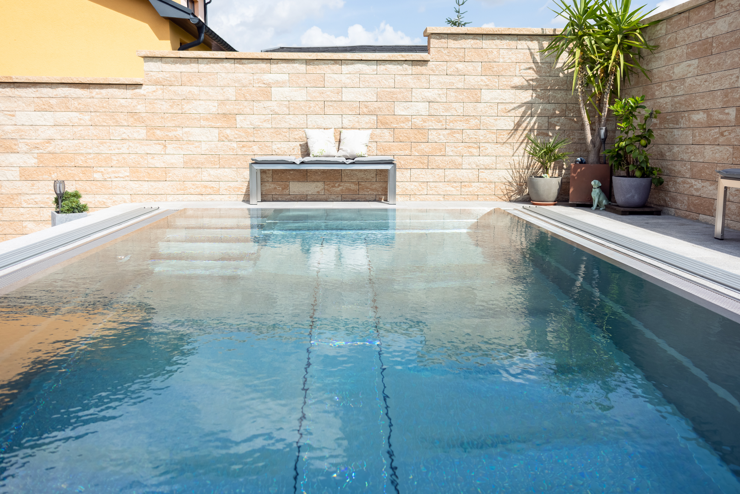 Edelstahlpool - Edelstahlschwimmbecken Edelstahlpool - Edelstahlschwimmbecken