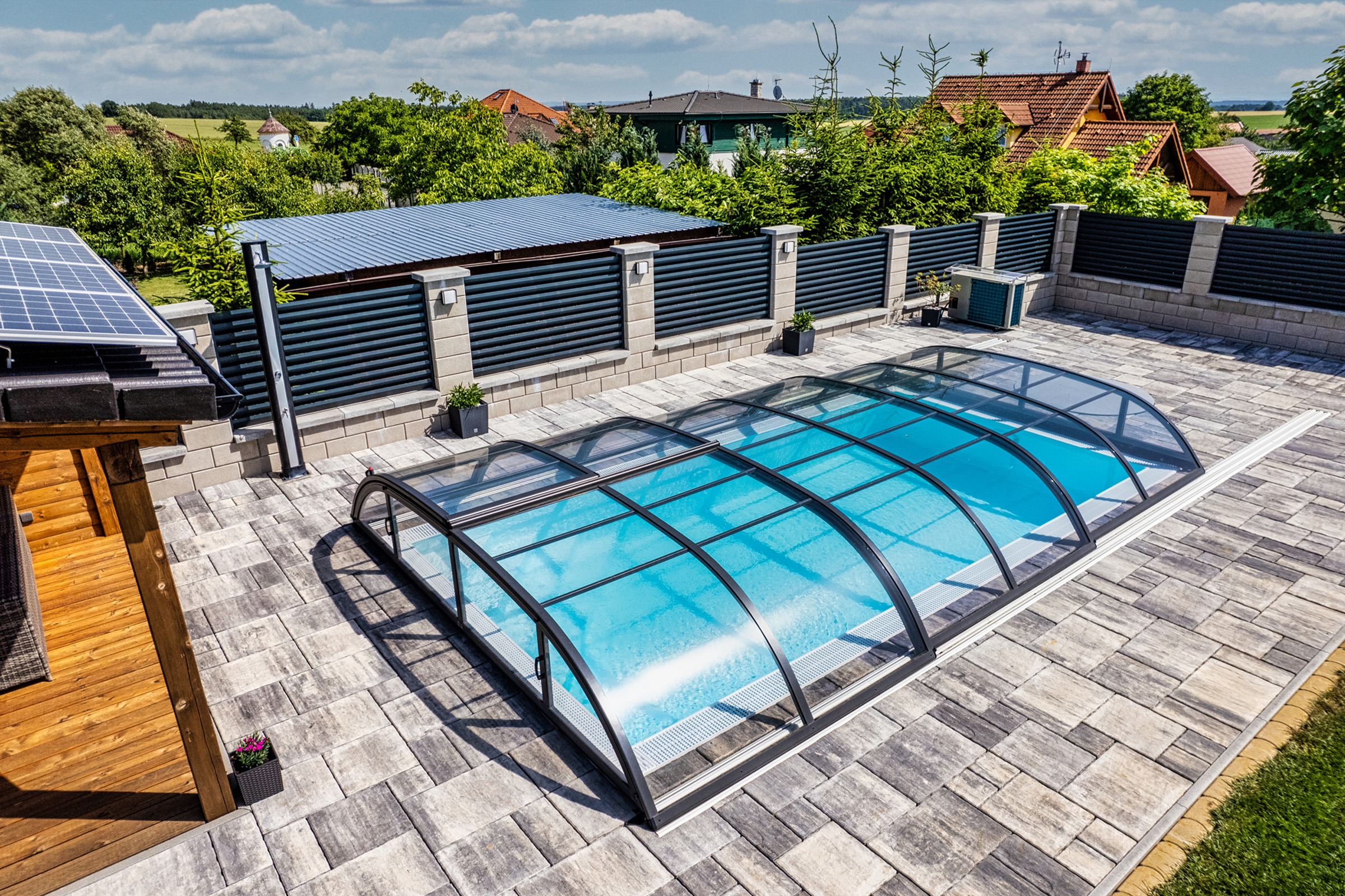 Überdachung für Pool Albixon Dallas A Überdachung für Pool Albixon Dallas A für Pool bis 3,5 x 6 m