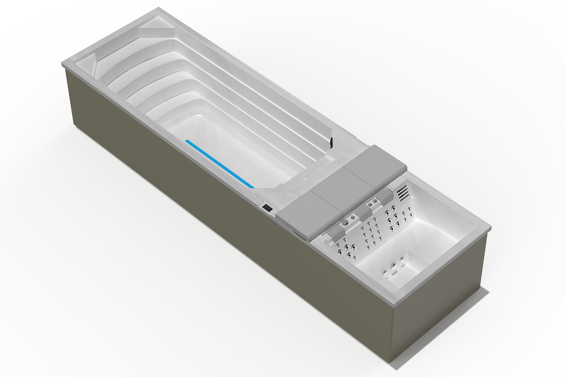 Swim Spa Turbinen-Gegenstrom – Timeless Spa Timax SLS 8420T INGROUND
