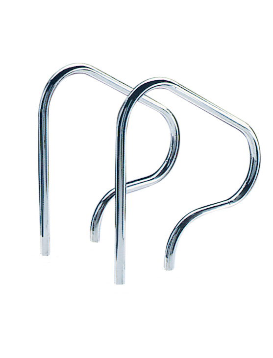 Haltegriff Griffbogen V4A 800 mm zum einbetonieren, glänzendes Edelstahl-Design