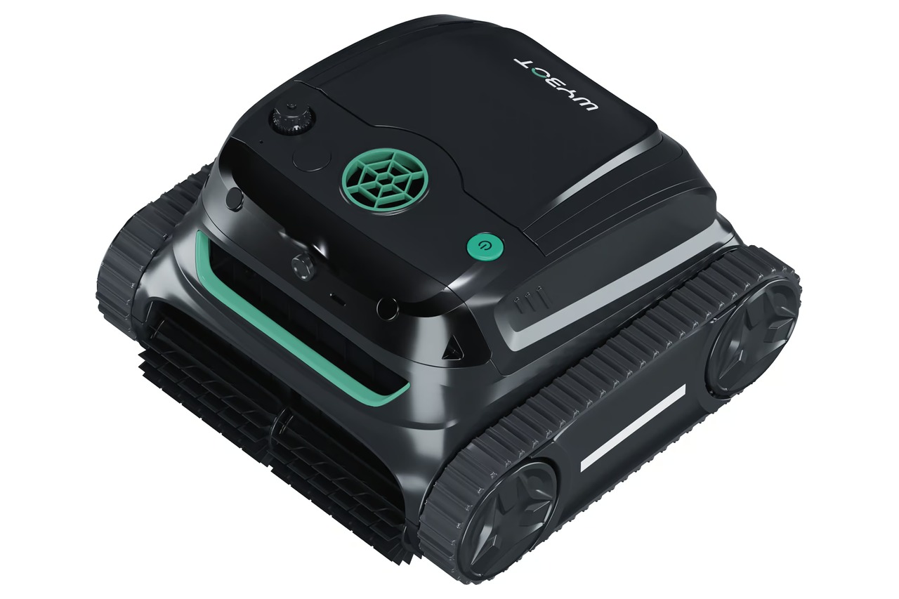 WYBOT S2 Vision Poolroboter in Schrägansicht von vorn rechts