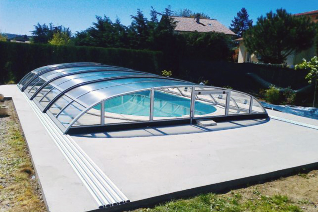Schwimmbadüberdachung Aluna® Atlanta Schwimmbadüberdachung Aluna® Atlanta