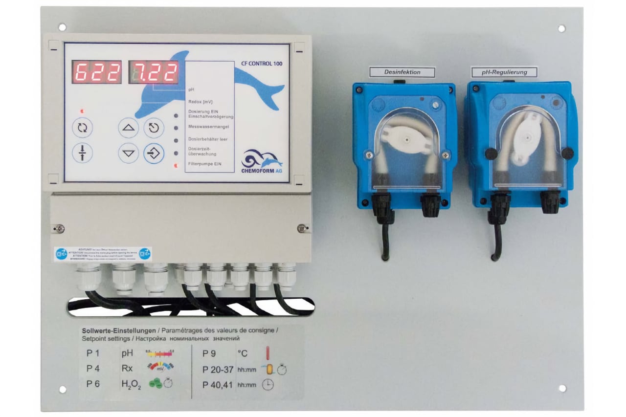 CF Control 100 RUN EASY – Automatische Wasserqualitätskontrolle mit direkter Sondenmontage