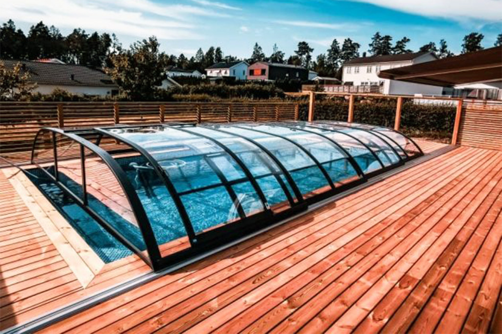 Niedrige Poolhalle Aluna® Wave Pro Niedrige Poolhalle Aluna® Wave Pro