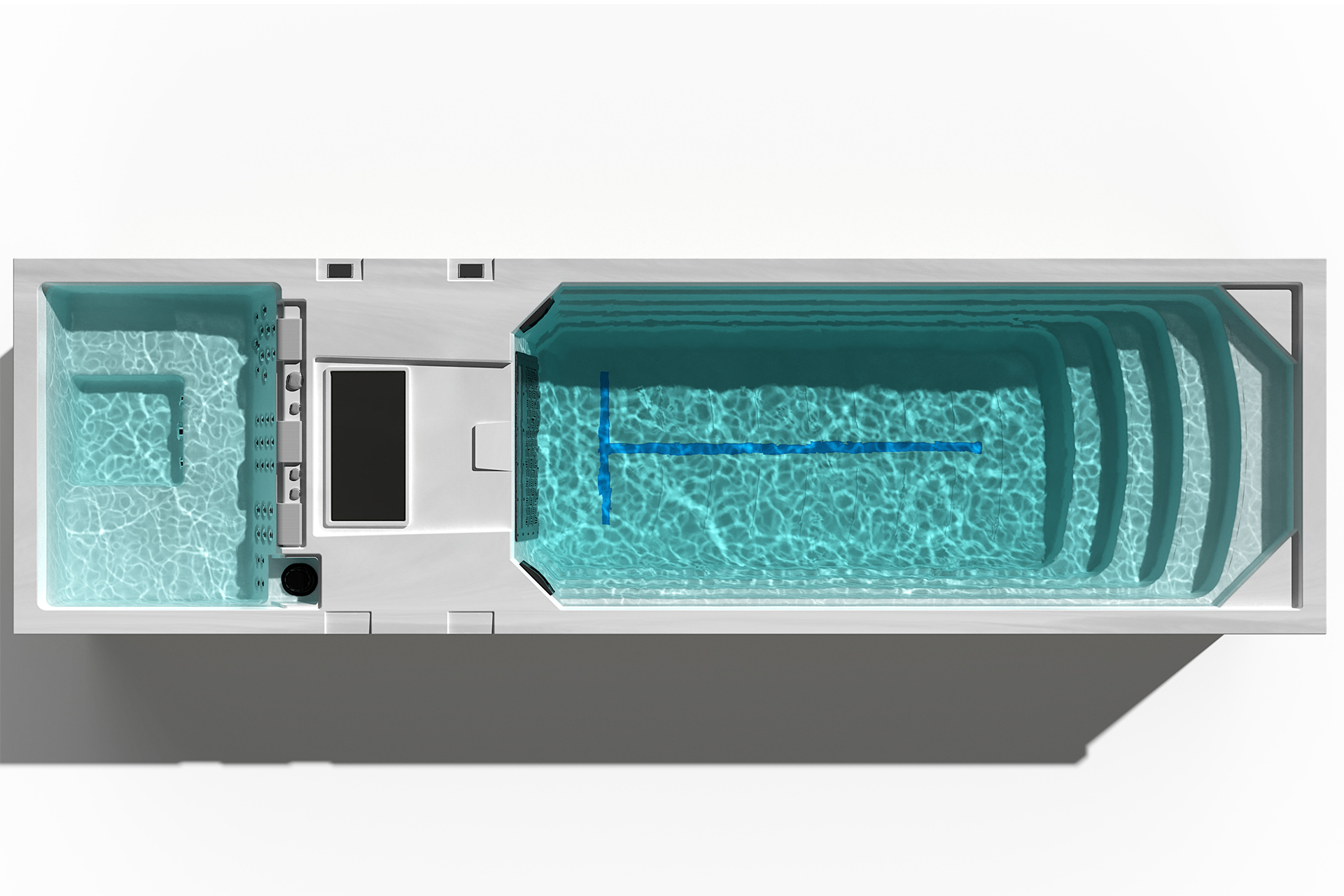 Swim Spa Turbinen-Gegenstrom – Timeless Spa Timax SLS 8420T INGROUND