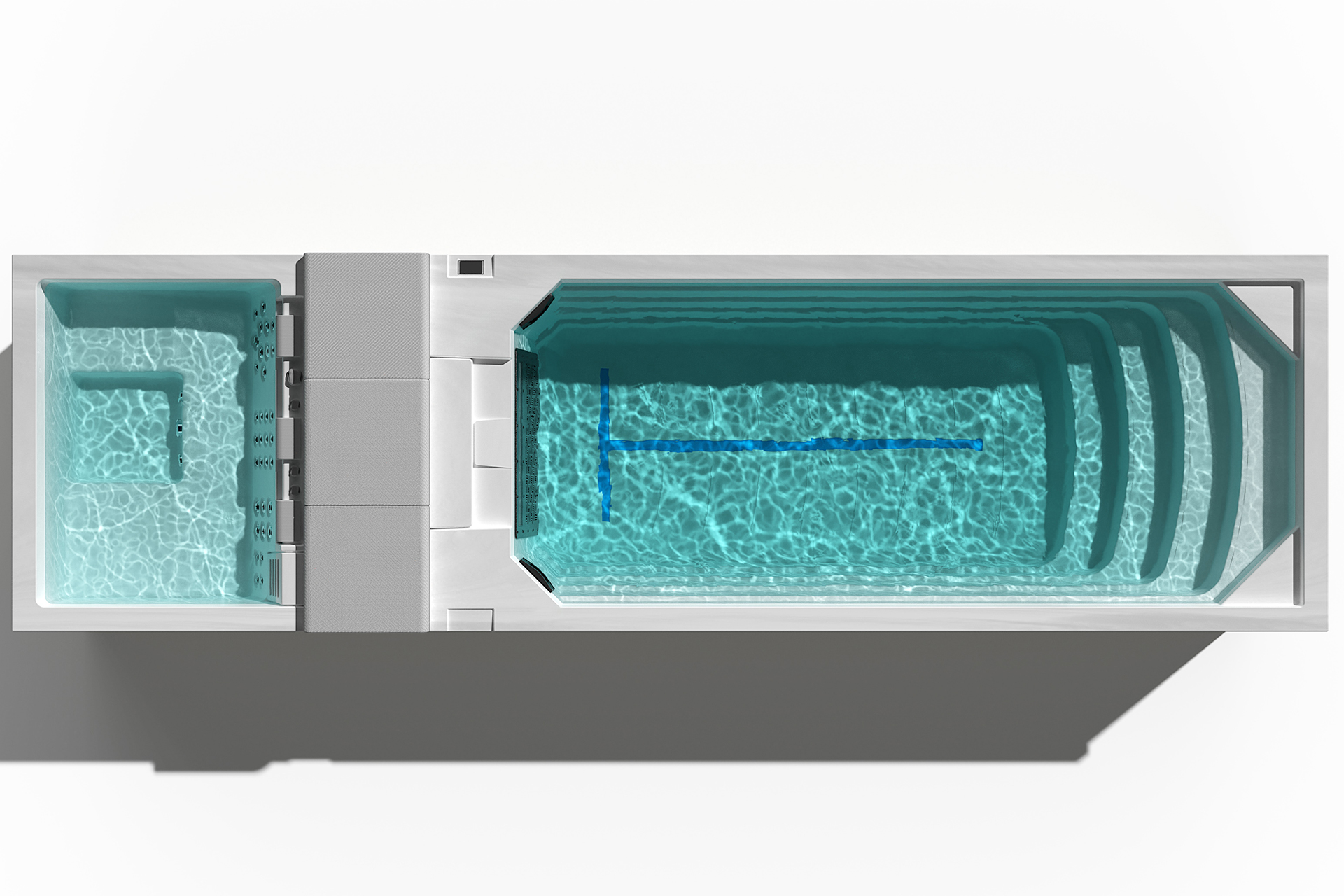 Swim Spa Turbinen-Gegenstrom – Timeless Spa Timax SLS 8420T INGROUND