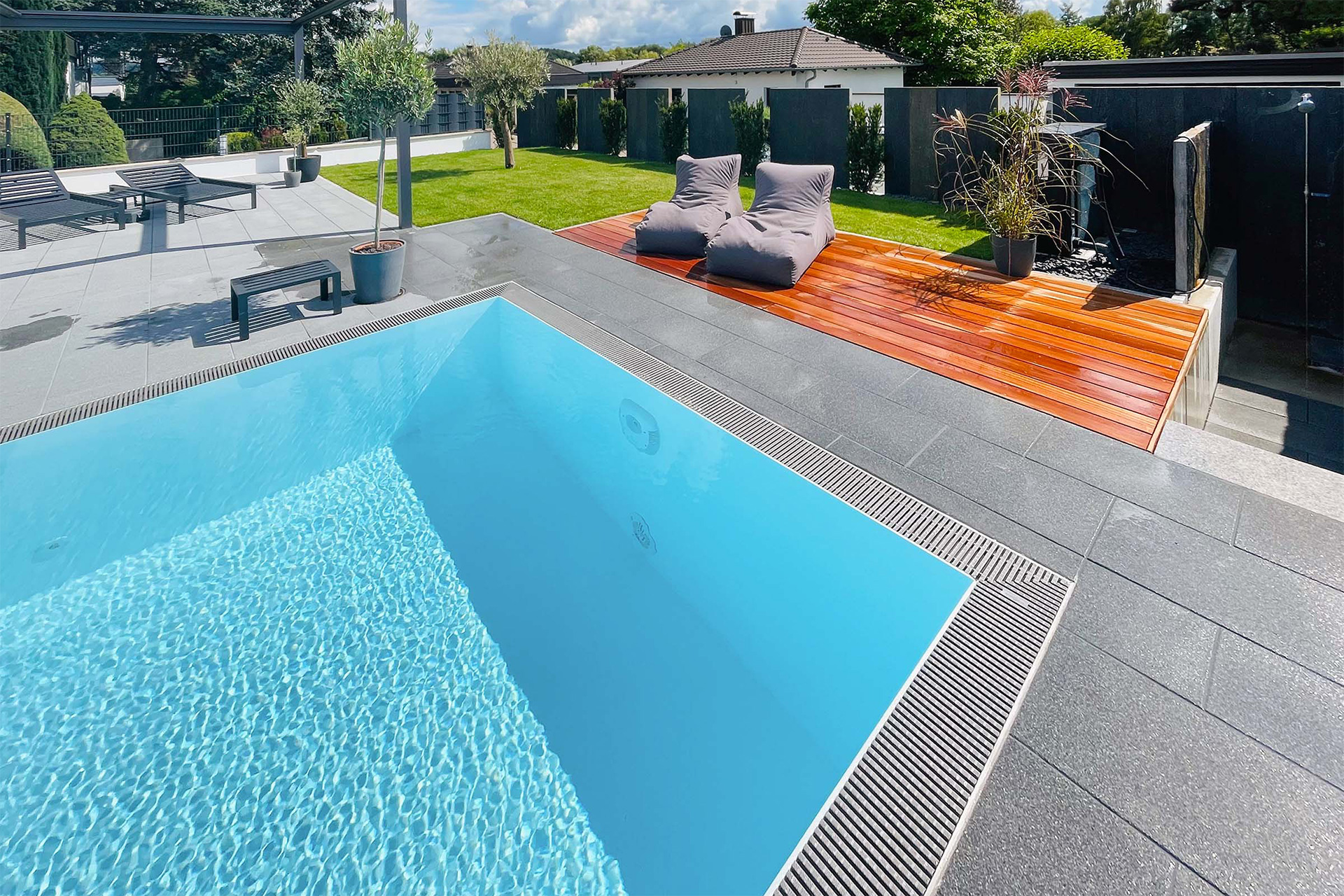elite-pp-pool-010-2400a Überlaufbecken Elite Pro PP Plus Schwimmbecken 4x10 m