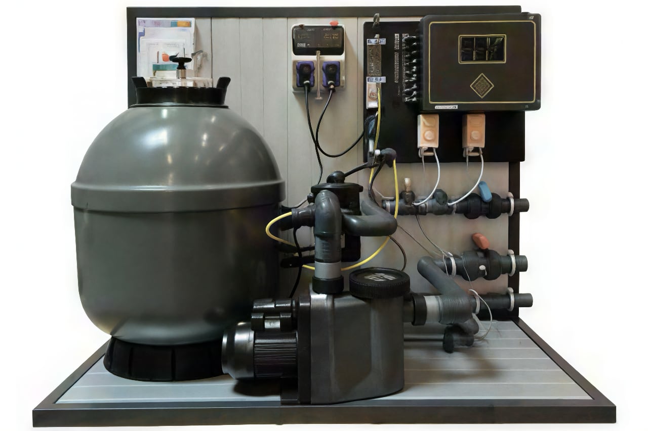 TECHNIKWAND-COMPLETE - Plug & Play Schwimmbadtechnik