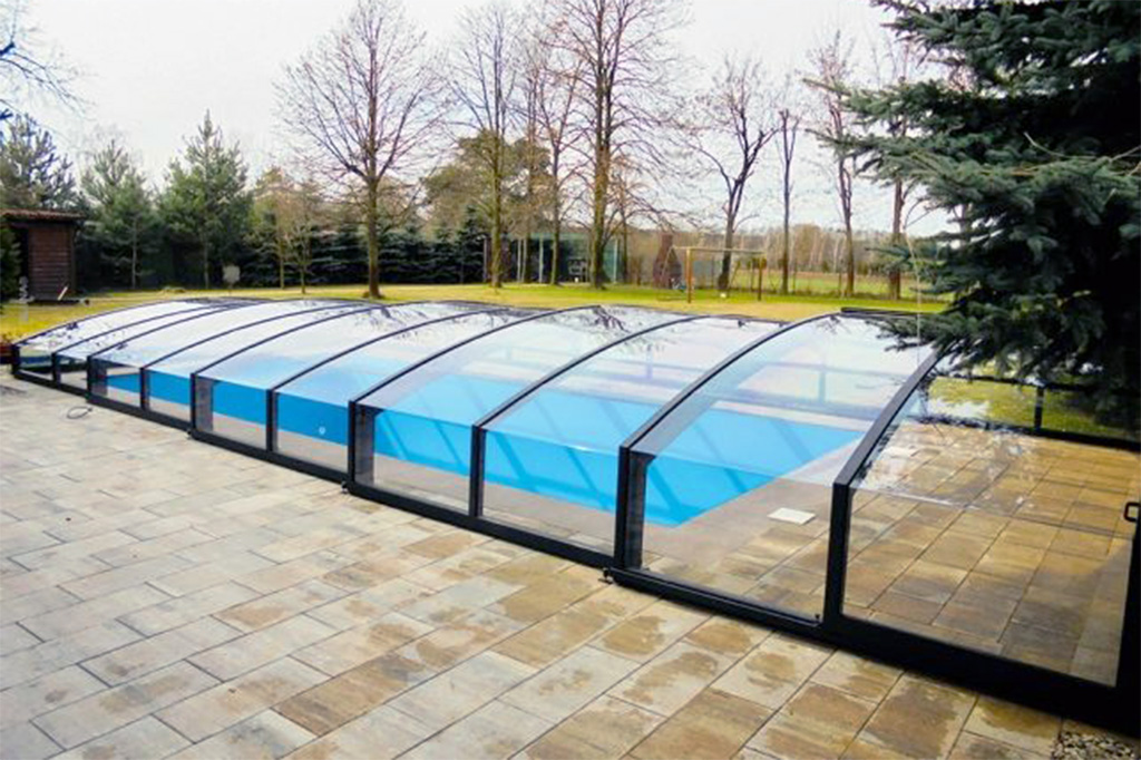 Schwimmbadüberdachung Aluna® Eco Schwimmbadüberdachung Aluna® Eco