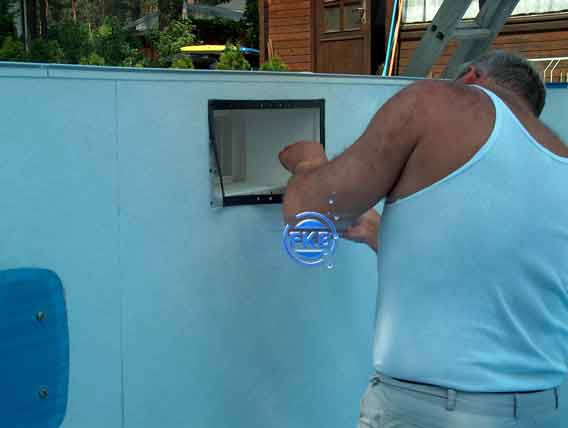Vorbereiten Skimmer
