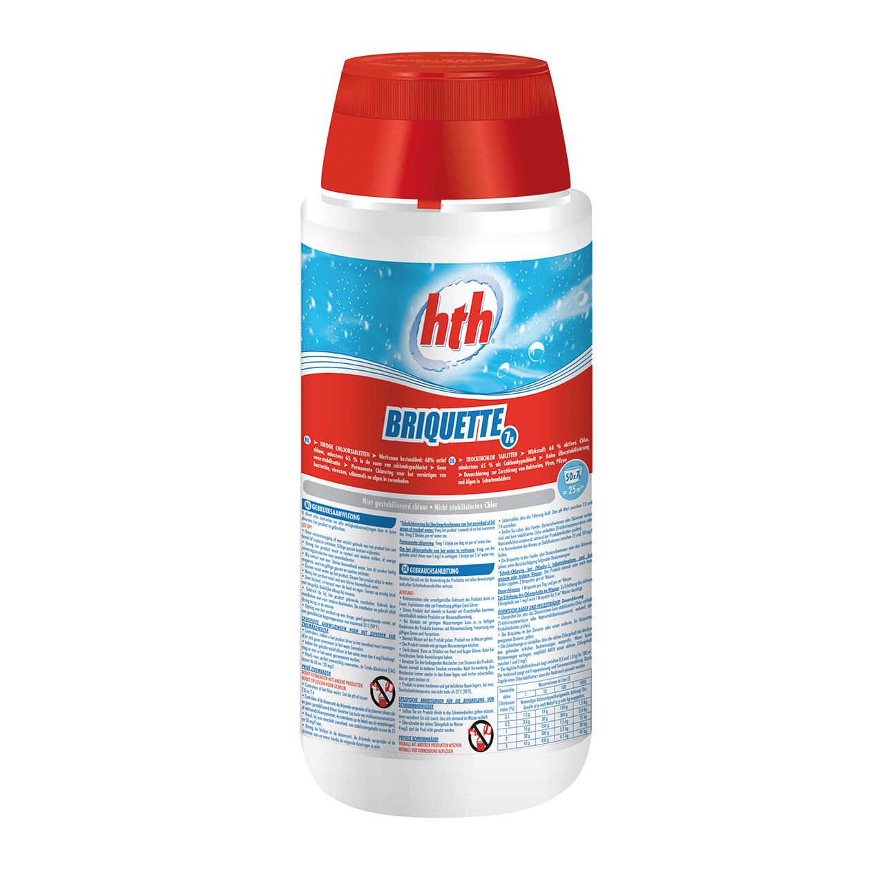 fkb_hth_briquette_7g_2_5_kg HTH Briquette 7g Chlortabletten anorganisches Chlor 2,5kg