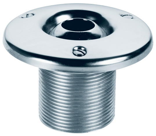 Astralpool Einlaufdüse aus glänzendem Edelstahl mit 1 1/2" Gewinde