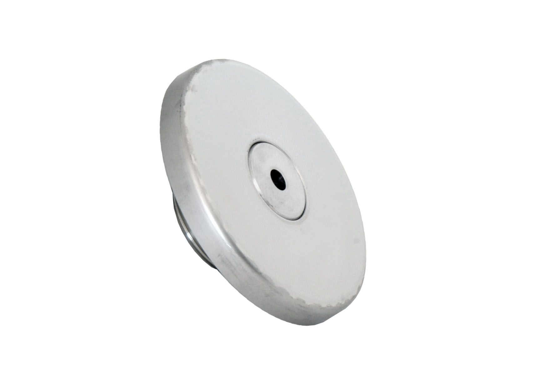 Behncke V4A Einlaufdüse 1 1/2" Gewinde für Fliesen- und Betonbecken, Edelstahl, schräg von oben