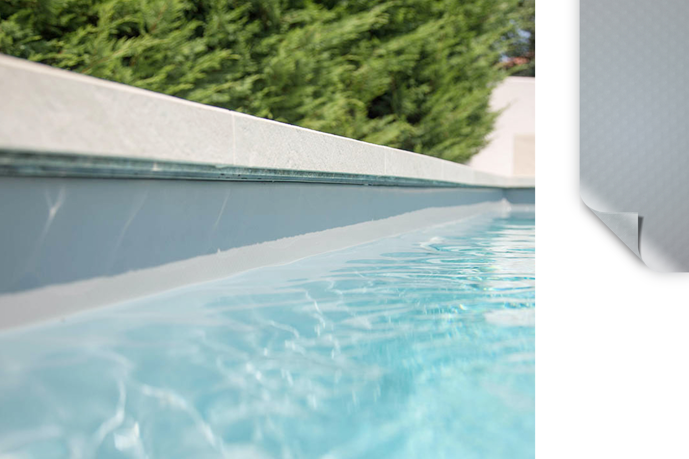 silver ALKORPLAN XTREME Schwimmbadfolie silver