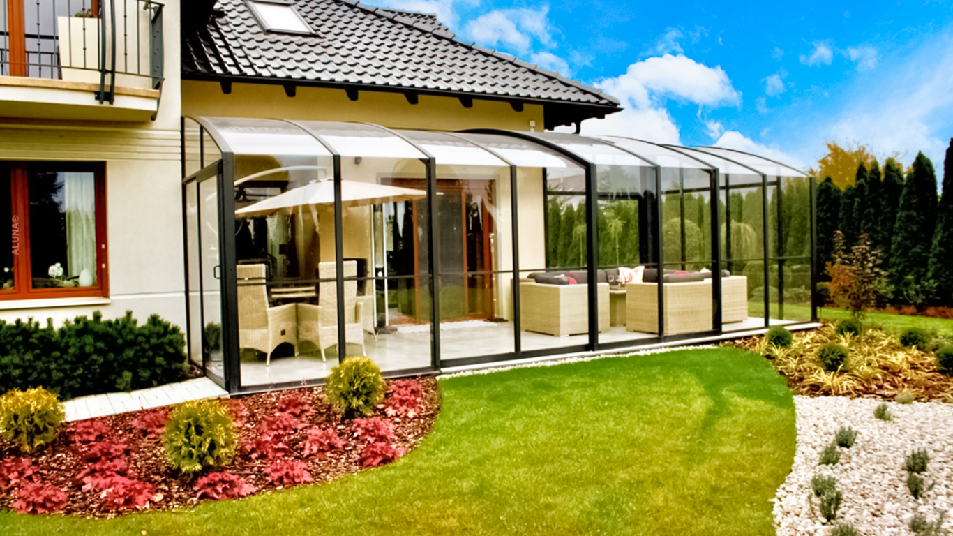 Terrassenüberdachung Aluna® Aluwall III Terrassenüberdachung Aluna® Aluwall III