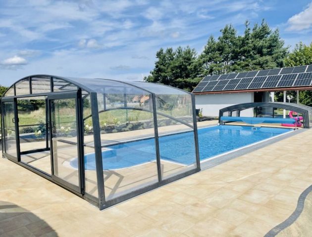Schwimmbadüberdachung Aluna® Duo III Schwimmbadüberdachung Aluna® Duo III