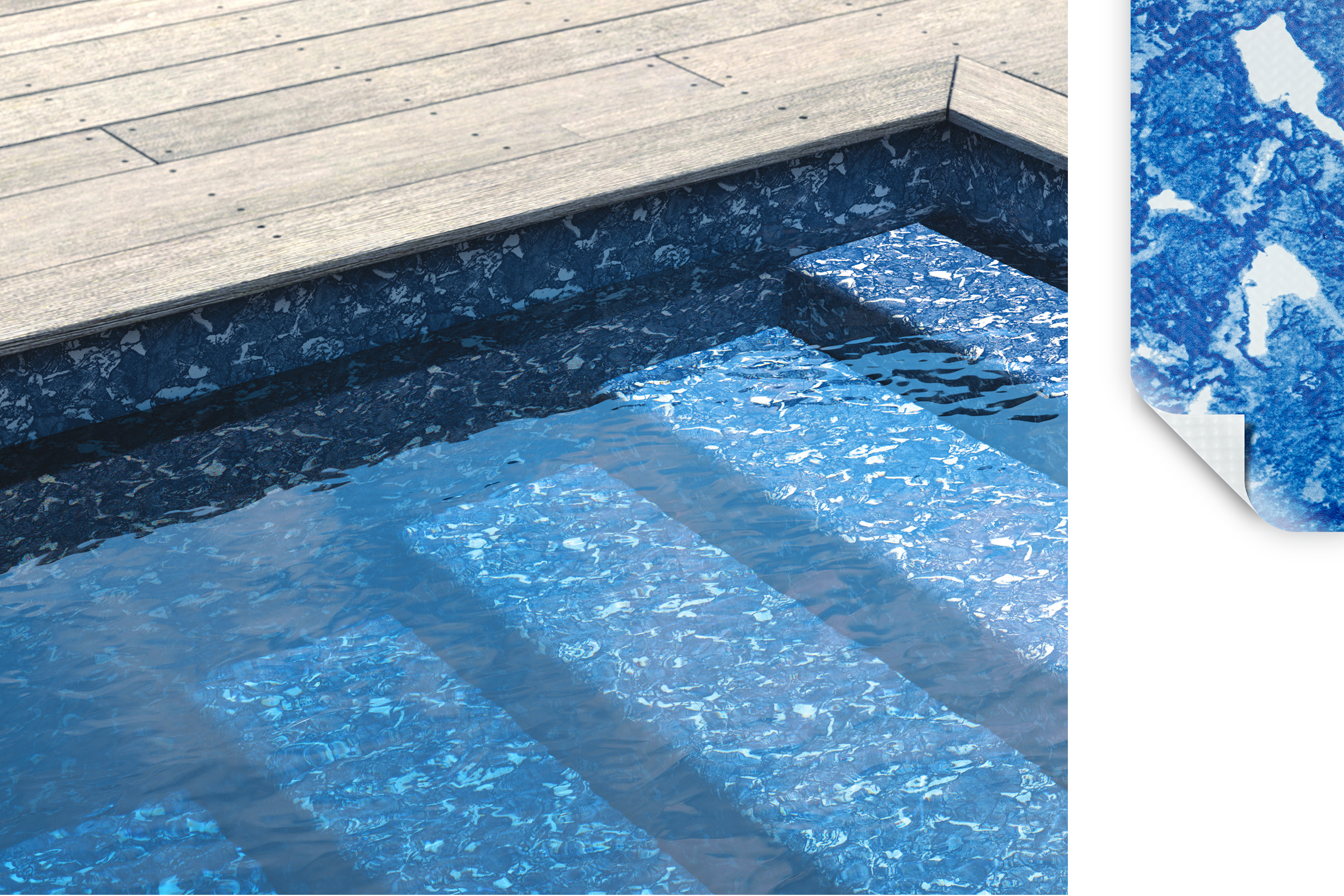 blue-marmor Primefol 3K Dekor Schwimmbadfolie Blue Marmor
