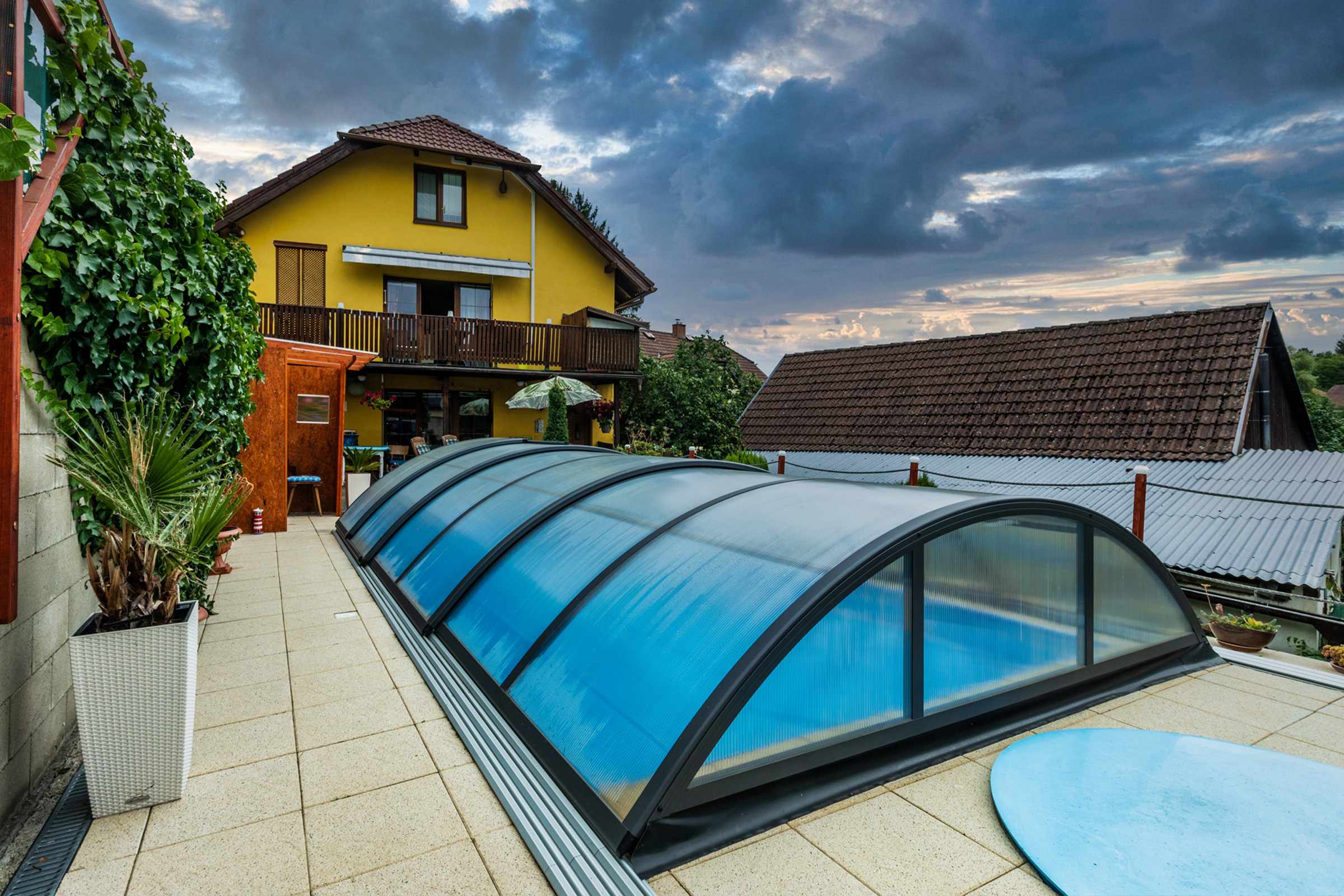 Poolüberdachung Albixon Klasik A Poolüberdachung Albixon Klasik A